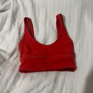 Lululemon reversible red sports bra size 2